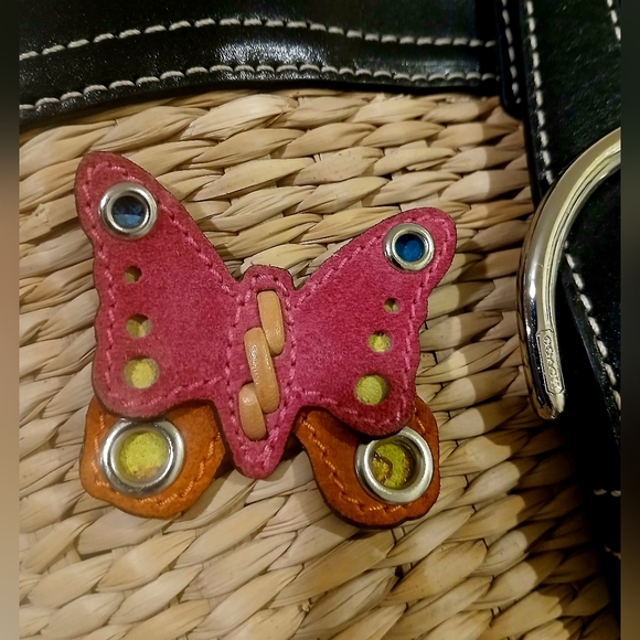 Vintage COACH Never Used Deadstock Limited Edition Soho Straw Bag - Picture 7 of 16